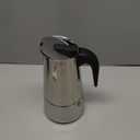 Stovetop Espresso Maker, 9 cup Moka Pot, Italian Coffee Maker Percolator, Stainless Steel Espresso Pots, 450ml/15oz(Espresso Cup=50ml/1.7oz) Coffee Pot Cafe Maker for Induction Cookers, Hobs (Sliver)