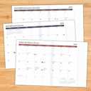 Willow Creek Press Booklet Monthly Planner, Who's Afraid Academic July 2025 - June 2026 7.5" x 9.5" Booklet Monthly Planner