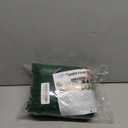 Microfiber Elongated Toilet Seat Cover 19.5"x 15" Machine Washable Solid Toilet Lid Cover Adjustable Rubber Backing Fits Only 18-19.5" L x 14-16" W Elongated Toilet Seat (Hunter Green)