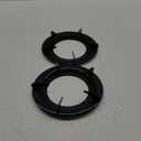 DOITOOL Cast Iron Wok Ring for Gas Stove, 2 Pack Universal Non-Slip 9 Inch Wok Support Rack Stand Burner Grate Replacement Parts, Gas Stove Stand Rack Accessories