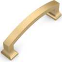 Amerdeco 10 Pack Champagne Bronze Cabinet Pulls 4 Inch Hole Center Cabinet Hardware Kitchen Champagne Gold Cabinet Handles for Bathroom Gold Drawer Pulls Dresser Pulls ZH0009