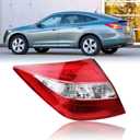 Tail Lights Compatible with Honda Crosstour 2010 2011 2012, Left Brake Turn Signal Taillight, Driver Side Taillamp Replacement