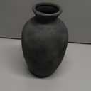 Large Ceramic Rustic Flower Vase, 10.43 Inch Tall Vintage Pottery Home Decor, Farmhouse Terracotta Vase for Living Room, Table, Shelf, Mantel Decoration, Farmhouse - Black Bronze