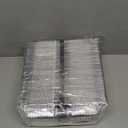 Axe Sickle 300 Count Clear Plastic Hinged Take Out Containers Clamshell Takeout Tray Food Clamshell Containers Outside Diameter for Dessert, Snacksetc, Cakes Slice, Cookies, Salads