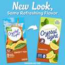 Crystal Light Drink Mix, 6 Pitcher Packets, for Flavorful Hydration and Shareable Refreshment, Sweet Tea Natural Flavor, Made with Black Tea, 1.56 oz