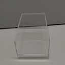 Afarnook Empty Acrylic Mahjong Case Mahjong Storage Box for American Tiles and Mahjongs Cards Transparent Display Box for Mahjongs Tiles Accessories Supplies(Medium,2 Compartment)