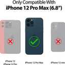 GOOSPERY Soft Feeling Jelly Case for iPhone 12 Pro Max (6.7 inches) Silky Slim Bumper Cover - Midnight Blue