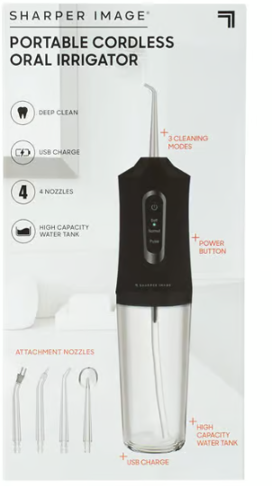 Sharper Image® Cordless Oral Irrigator