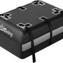 Asinking Car Rooftop Cargo Carrier Bag - 100% Waterproof Heavy Duty Car Roof Luggage Carrier 21 Cubic Feet, Fits All Vehicles with/Without Roof Rack - Easy Install & Triply Reinforced for Secure Use