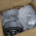 6x2 Heavy Duty Caster Wheels -Industrial Caster Wheels, Rubber Wheels（Flat Tread）- Set of 4 with up to 2800 LB Capacity - Use for Dollies, Workbench (2 Swivel &2 Rigid)