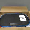 MERACH Vibration Plate Exercise Machine, Curved Vibration Plate for Lymphatic Drainage Weight Loss, Vibrating Plate with Real-Time Calorie Tracking on LED Display, Workout Equipment for Home Women Men