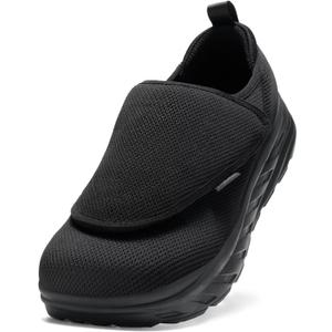 Mens Orthopedic Diabetic Wide Sneakers Shoes: Slip-On with Arch Support for Neuropathy, Plantar Fasciitis, Flat Feet, Pain Relief, Kuru Orthotic Shoes with Cushion for Extra Toe Box, Walking Size 10