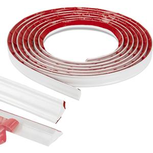 NeatiEase Flexible Trim Caulk Strip, Peel and Stick Trim for Molding, Tile Edge, Ceiling, Wall Corner, Baseboard, Floor(White) (3/4 IN x 16 FT)