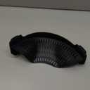 Large AUOON Clip on Strainer for All Pots and Pans - Oversized Silicone Pot Strainer Family-Style Design Pasta Strainer Kitchen Colander for Spaghetti and Noodles | Dishwasher Safe (Large 10.45 x 4.33 in, Black)