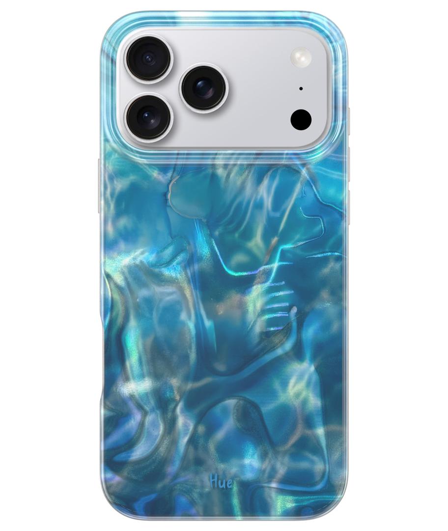 LONLI Hue for iPhone 17 Pro Case - Ocean Waves Shockproof Phone Cover - [Shock-Absorbent Bumper] - Cute, Unique and Aesthetic