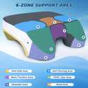 Side Sleeper Pillow with Arm Holes, 2 in 1 Shoulder Relief System