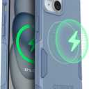 OtterBox iPhone 16e, iPhone 15, iPhone 14, and iPhone 13 Commuter Series Case - MagSafe Edition - Blue, Slim & Tough, Pocket-Friendly, with Port Protection - Crisp Denim
