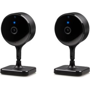 Eve Cam (2 Pack, Apple Home)  Smart Indoor Camera, 1080p Resolution, Wi-Fi, 100% Privacy, HomeKit Secure Video, iPhone Notifications, Microphone and Speaker, Night Vision, Flexible Installation