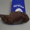 MIULEE Solid Color Sheer Curtains 84 Inches Long 2 Panels Set - Elegant Lightweight Grommet Light Filtering Window Voile Panels/Drapes/Treatment for Bedroom Living Room W42 x L84 Inch, Chocolate