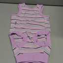 Sebdtico Recovery Suit for Dogs,Dog Surgery Suit Female Spay,Soft Dog Onesie for Surgery Female,Dog Cone Alternative Surgical Recovery Suit Female,Abdominal Wounds Licking Anti Suit for Dogs, Size M (Striped Purple)