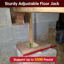 4 Pack House Jacks for Leveling Foundation Jacks for Leveling House Floor Jack Adjustable Floor Jack Telescoping Jack for Temporary Support Adjustable Range 11 inch - 16 inch