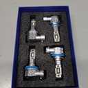 Ursprung Ultra Bright H11 9005 Led Bulb Combo, Upgraded 5th-Gen 16 CSP for Superior Brightness, 6500K Cool White, H8/H9/HB3 Fog Bulb HID, 90,000 Hours Lifespan, IP68 Waterproof, Pack of 4