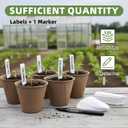 3 x Cleangor 330Pcs Plant Labels with Marker Pen, 4" Plant Tags for Garden Waterproof, Reusable Plastic Plant Markers Garden Labels for Seedlings, Vegetables, Flowers, Gardening Organization Kit