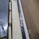 FREDBECK 36 x 84 Inch (Double 18x84 Inch Doors) Barn Doors with 6.6FT Barn Door Hardware Kit and Handle Included K Shape Solid Spruce Wood Panel Need to Assembly