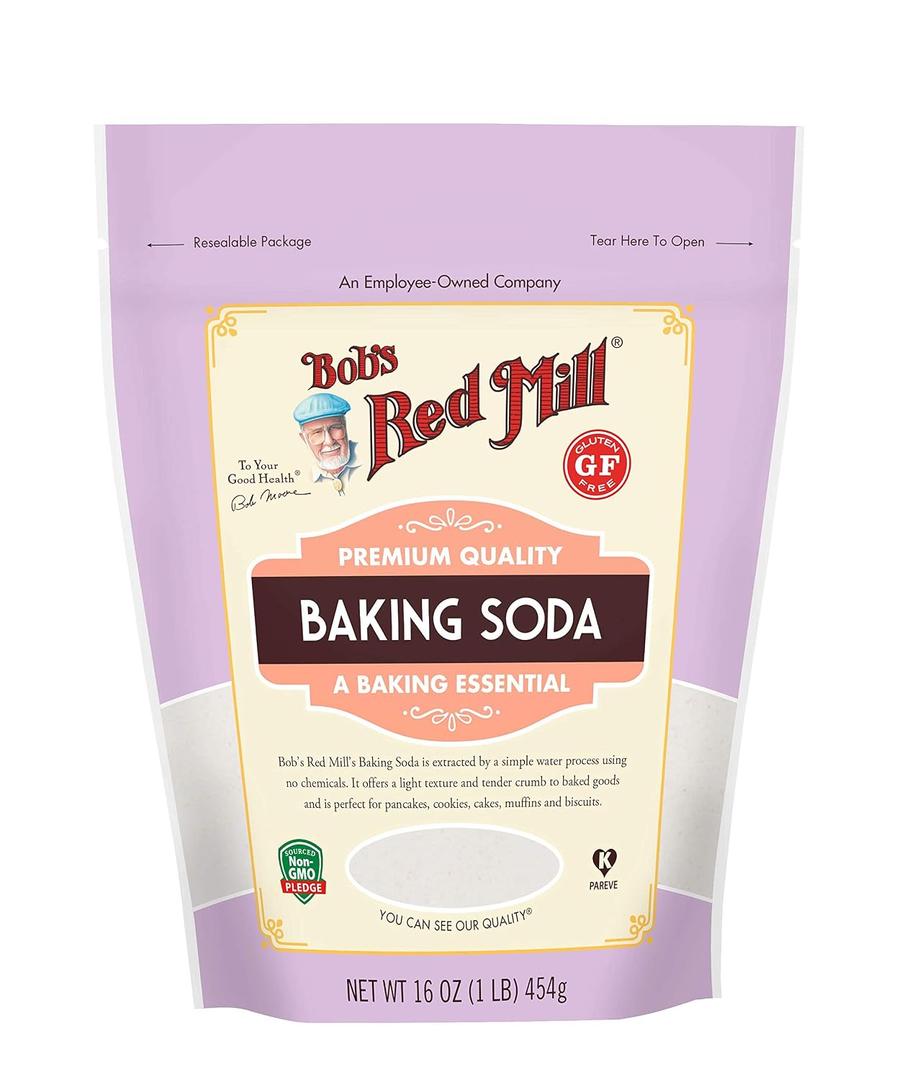 Bob's Red Mill Pure Baking Soda -- 16 oz (Pack of 2) (EXP 10/05/27)