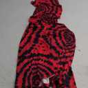  Long Dress Red and Black Print Large