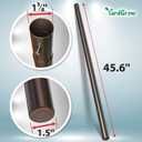 YardGrow Replacement Umbrella Lower Pole for Patio Umbrella, with Bullet Buckle, with bullet buckle