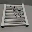 White Metal Dog Gate for Small Dogs  13.3" Short Freestanding Puppy Gate with Retractable Sliding Rail, No Installation, Indoor/Outdoor Use, Foldable & Portable Pet Barrier