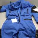 Yousify Womens Onesie Ski Suit Winter Outdoor Sports Warm Waterproof Snowsuit Color Block Jumpsuits Snow Jackets, M