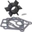 QuickMarine 161541 Water Pump Impeller Service Kit for Mercury Marine & Tohatsu Nissan 25 30 35 40 HP Outboard Motor Replacement 47-16154-1 3R0-65021-0 345-65021-0 Sierra 18-8923 with Gasket and Key