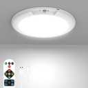 Rechargeable Motion Sensor Closet Light with Remote - Motion Sensor Light Battery Powered, 400LM Wireless Closet Lights Motion Sensored for Closets Shower Bathroom Hallway Pantry,3000K-6500K