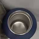 Kerilyn Insulated Gallon Jug with Handle, One Gallon, 128oz Stainless Steel, Large Double Vacuum Water Bottle for Hot & Cold Drinks, Wide Mouth, Sweat Proof, Great for Travel, Camping, Dark Blue