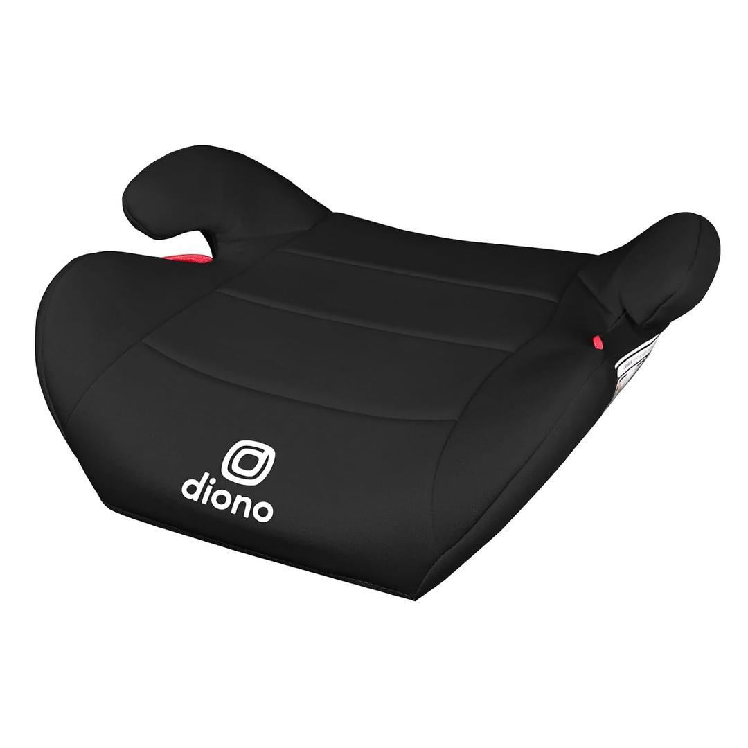 Diono Solana Lite Backless Booster Car Seat, Lightweight & Portable for Travel, Machine Washable Covers, 40-100 lbs, Black Storm, Manufacturing date 04/2026