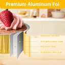 20 Pack Desert Containers,5oz Mini Desert Cups With Lids,Aluminum Foil Disposable Bowls For Party,Microwave And Freezer Safe