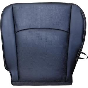 Dunhil Driver Bottom Black Leather Replacement Seat Cover for Dodge Ram 1500 Laramie 2013 2014 2015 2016 2017 2018