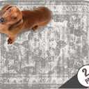 PUPIBOO Washable Pee Pads for Dogs and Cats - Super Absorbent Reusable Puppy Training Pads - 100% Waterproof, Leak-Proof & Non-Slip Whelping Pads for Pet Housebreaking (18 x 24 Inch (Pack of 2), Vintage Grey)