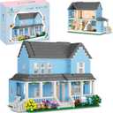 Gilmore House Building Set Compatible with Lego for Girls, Architecture Building House Kit for Women Decor, Girls Christmas Birthday Gifts 1524 pcs