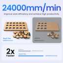 LONGER Ray5 Laser Engraver and Cutter Machine,10W Laser Engraver with 3.5" Touch Screen, Offline Use, 24000mm/min, CNC DIY Engraving Machine for Wood, Metal, Acrylic & Glass, 400 * 400mm