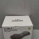 Smooth Triple Fusion 3-in-1 Back Massager Lumbar Pillow with Heat, Vibration & Traction Back Massager for Pain Relief DeepTissue.Relaxation Device for Home,Office,Car.Gift Idea Corded