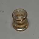 24 Pcs Candlestick Holders Glass Clear Taper Candle Holders 2.2" High Candle Stick for Wedding Centerpieces Decor Party Supplies