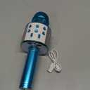 Bluetooth Karaoke Wireless Microphone for Kids, Hottest Birthday Presents Toys for 9 10 11 12 Years Old Boys Girl(Blue)