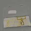 10 Pcs D Ring Swivel Lobster Claw Clasps Push Gate Snap Hooks Trigger Clips for Purse Keychain Strap Making (2'')