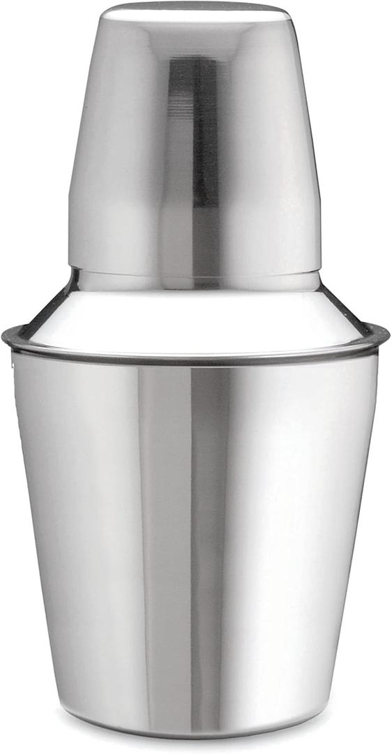TableCraft 3-Piece Stainless Steel Cocktail Shaker, 8-Ounce (1 Count (Pack of 1))