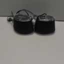 Stereo 2.0 Speakers for PC or Laptop with Volume Control, 3.5mm Aux Input, USB-Powered, 1 Pair, Black