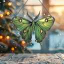 Luna Moth Ornaments Decor - Luna Moth Gifts for Women Men - Home Wall Room Kitchen Christmas Decorations - Acrylic Ornament