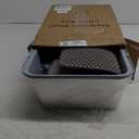 Stainless Steel Cat Litter Box with Lid,XL,19.7L x 13.8W x 11.8H Deep,Metal Litter Box with High Side,for Small and Large Cats,with a Scoop and Scoop Storage Box Litter Mat Double,Easy Cleaning (Grey 4 pcs gifts(11.8 deep))